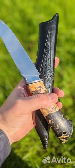 Нож охотничий ручной работы