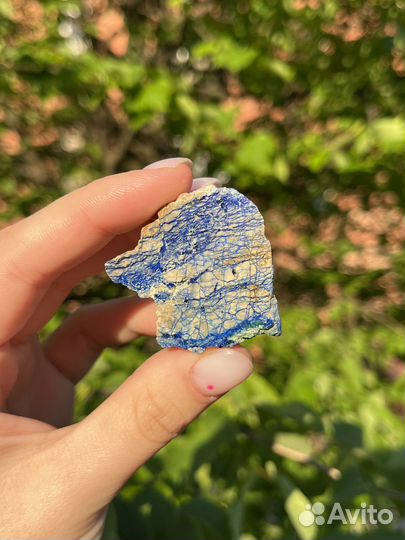 Азуромалахит Алтайский, камень мудрости и верности