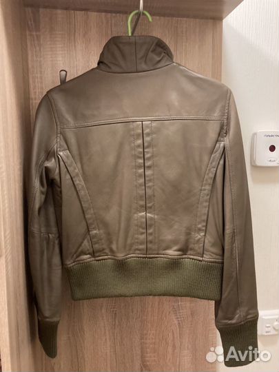 Куртка кожаная Mango (натуральная кожа)