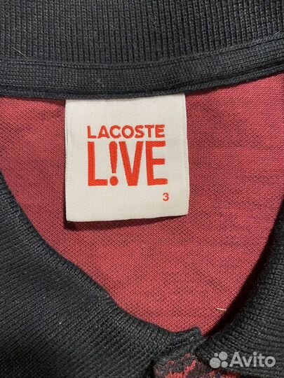 Футболка поло Lacoste Live оригинал