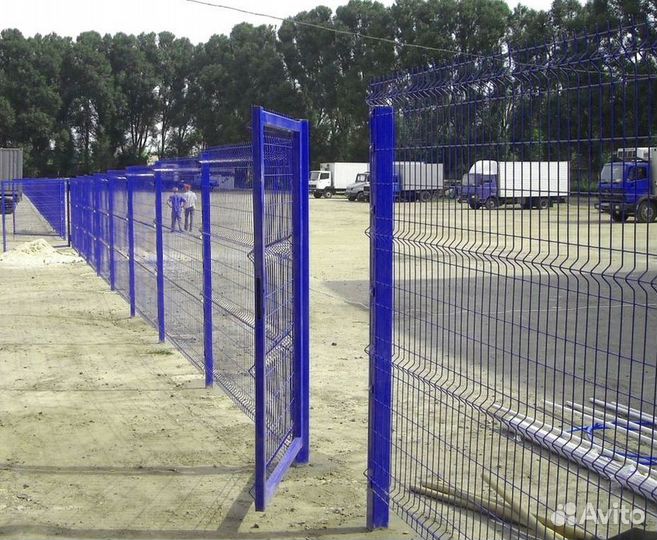 Заборы из 3D сетки под ключ новые доставка
