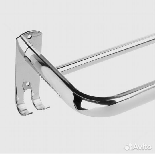 Полотенцедержатель с крючками настенный