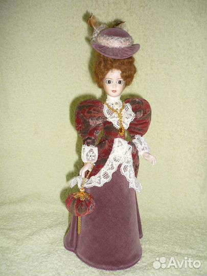 Кукла фарфоровая винтажная коллекционная Gorham