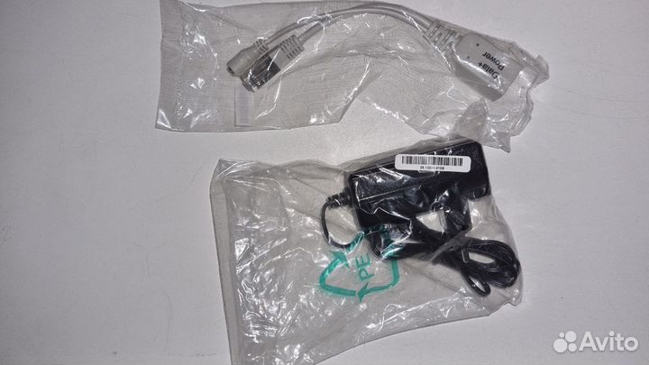 Инжектор PoE Mikrotik, Блок питания 24В 1.2А