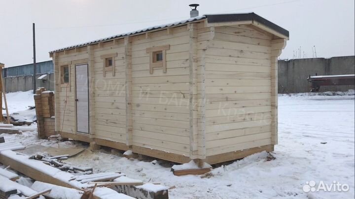 Баня каркасная