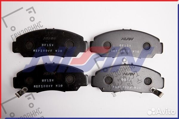 Тормозные колодки дисковые, nissin (Япония) NPO-12