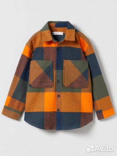 Новая рубашка-куртка для мальчика Zara 134