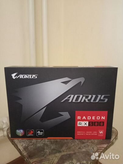 Коробка для видеокарты Gigabyte AMD Radeon RX 580