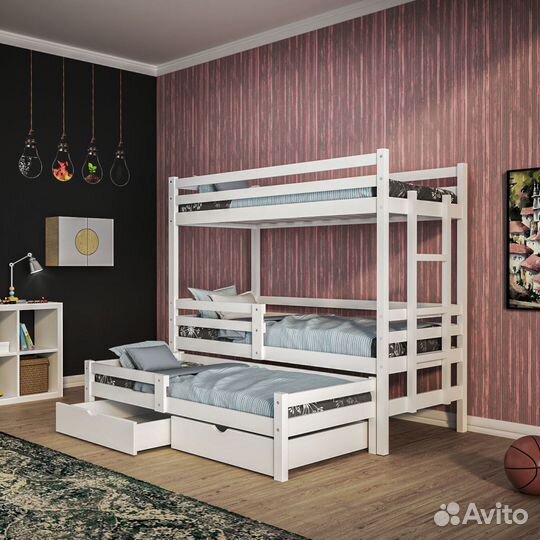 Двухъярусная детская кровать