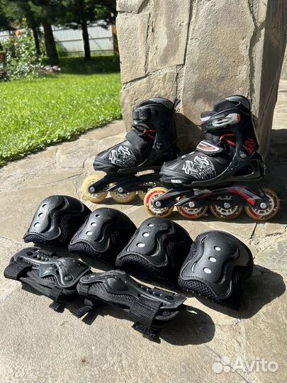 Детские ролики с защитой