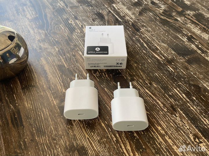 Зарядка на iPhone 20W Type-C Оригинал