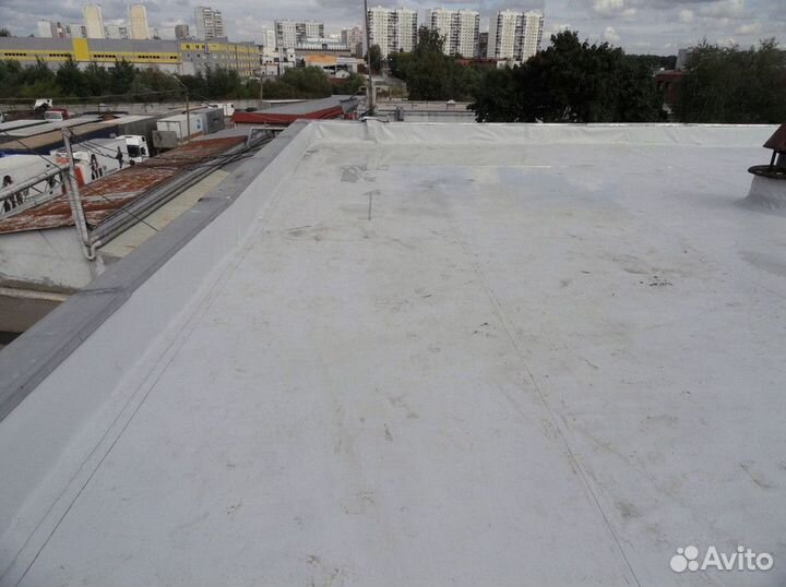 Монтаж и ремонт плоской кровли