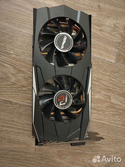 Видеокарта ashrock rx 580 8gb