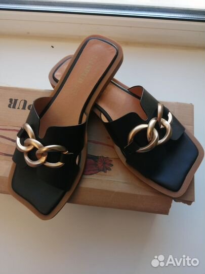 Босоножки шлепки, сабо р. 39