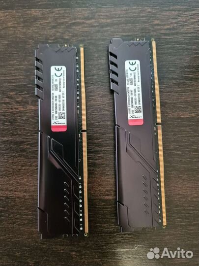 Оперативная память HyperX Fury 16 гб DDR4 2666 мгц