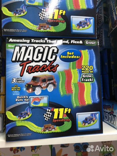 Новый Magic Tracks 220шт подарок ребенку
