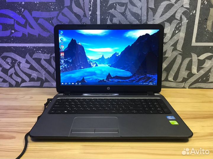 Шустрый ноутбук HP GeForce/Intel/SSD/8Gb
