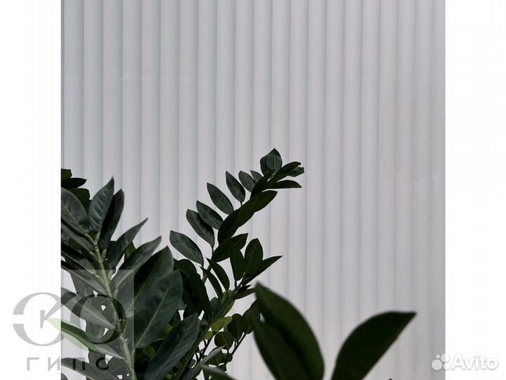 3D Гипсовые панели Рейки