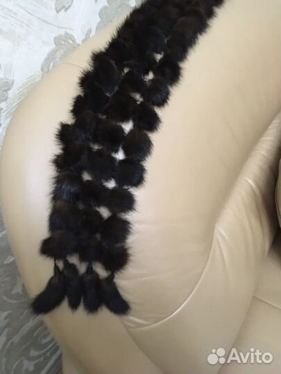 Норковый шарф