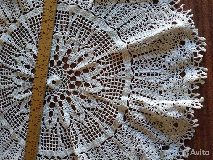 Салфетки кружевные вязаные крючком