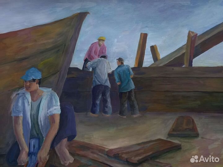 Композиционная работа, картина