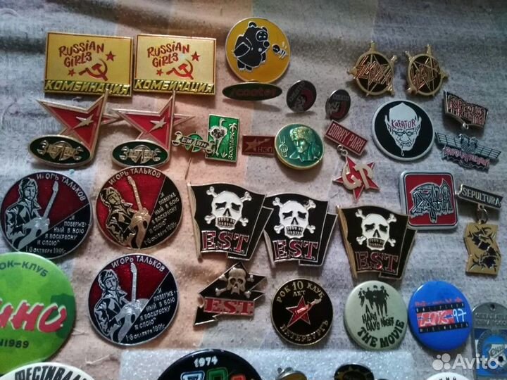 Рок СССР Знак Кино Виктор Цой Hellraiser металл 80