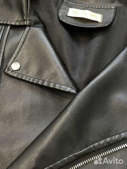 Косуха оверсайз из экокожи