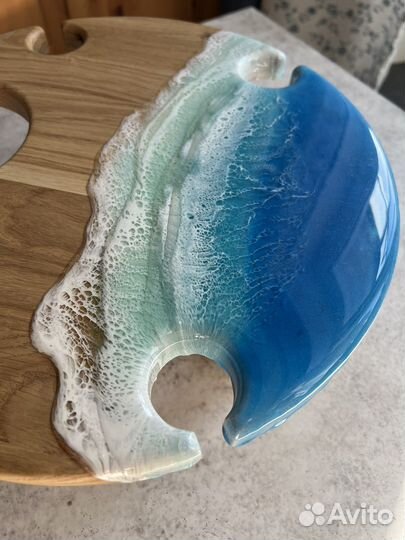 Винный столик с морем складной