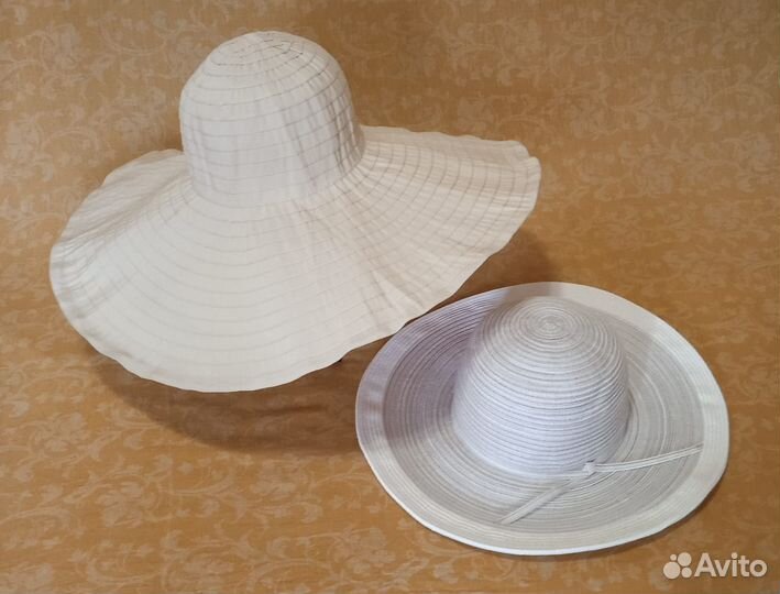 Шляпа брендовая летняя с широкими полями размер 57