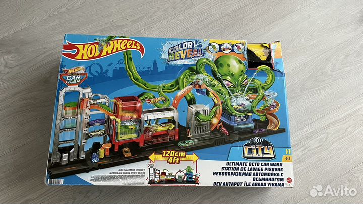 Трек хот вилс автомойка осьминог