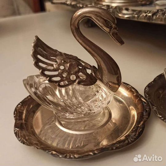 Солонка хрустальная 