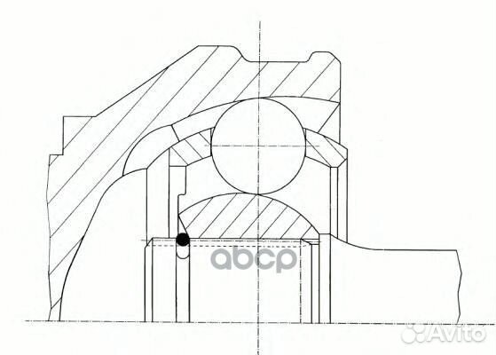 ШРУС внешний ABS 303085 GKN (Loebro)