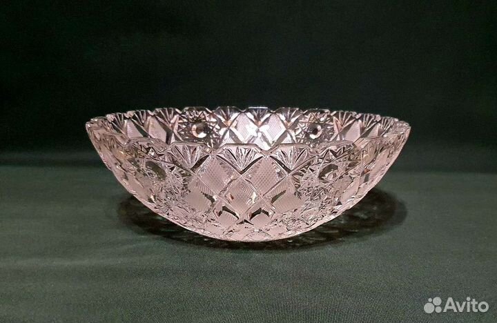 Конфетница (салатница ). Хрусталь