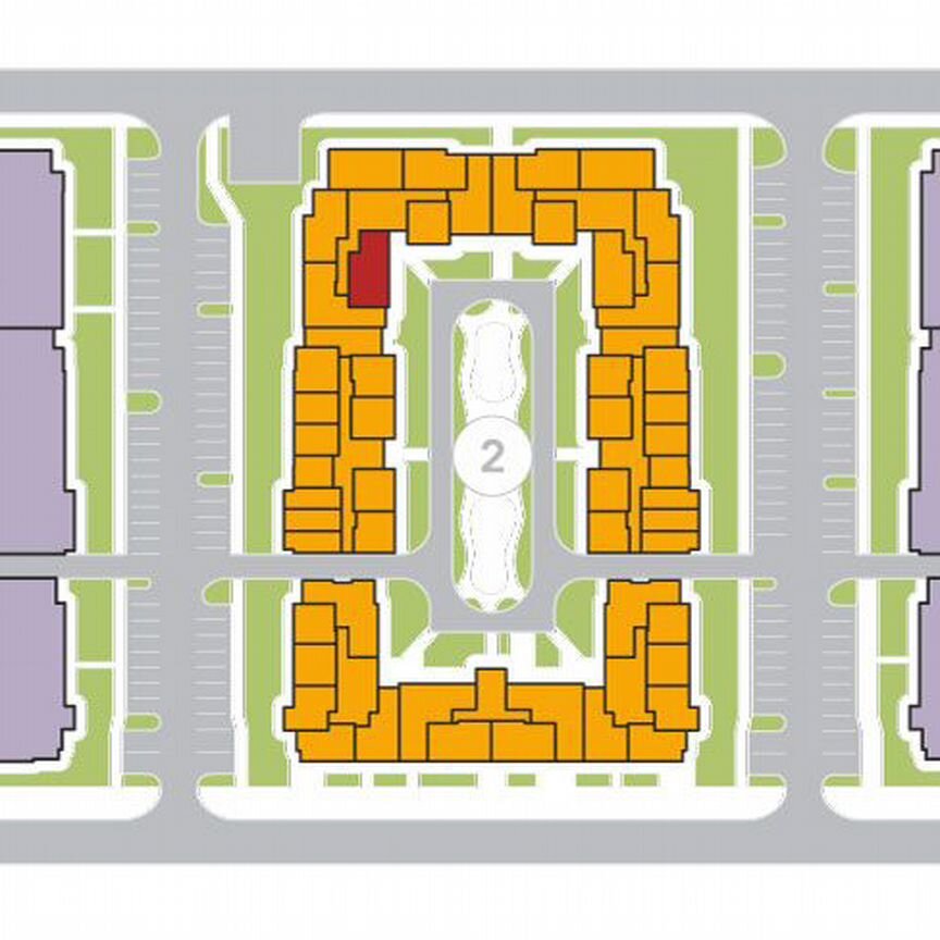 2-к. квартира, 64,1 м², 2/4 эт.