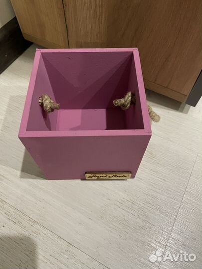 Коробка для цветов кубик