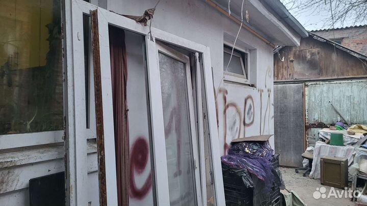 Балконный блок с дверью бу