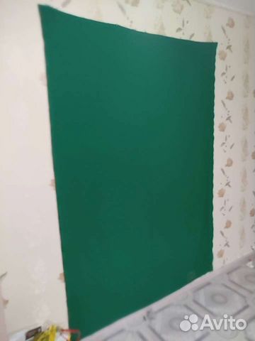 Ткань зеленая