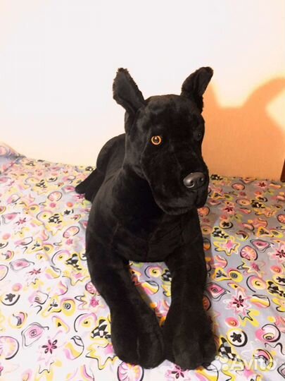 Большая мягкая игрушка собака