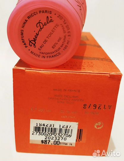 Deci Delà Nina Ricci edt и parfum 5 мл Винтаж