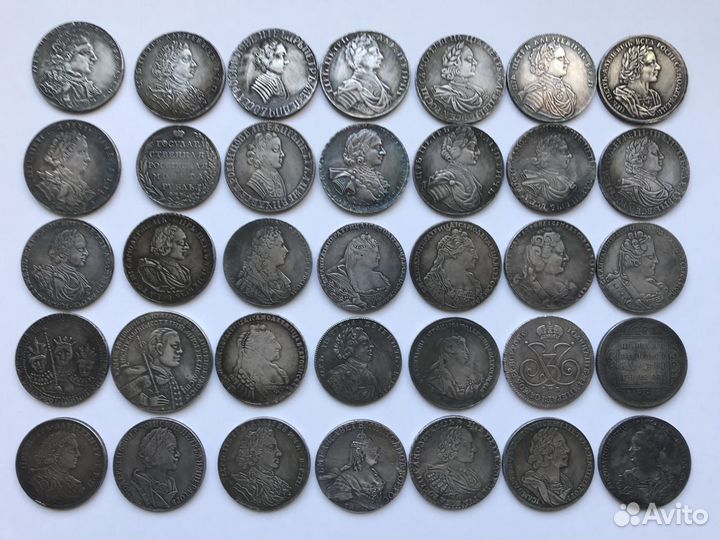 Царские рубли, копии, 75 или 130штук без повторов