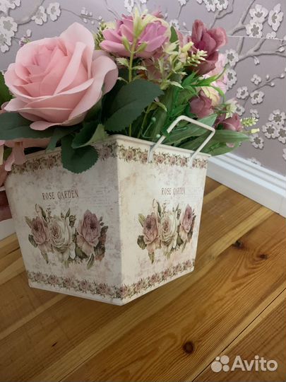 Искусственные цветы бу