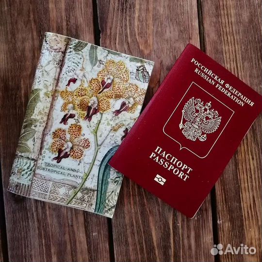 Кожаные обложки для паспорта ручной работы