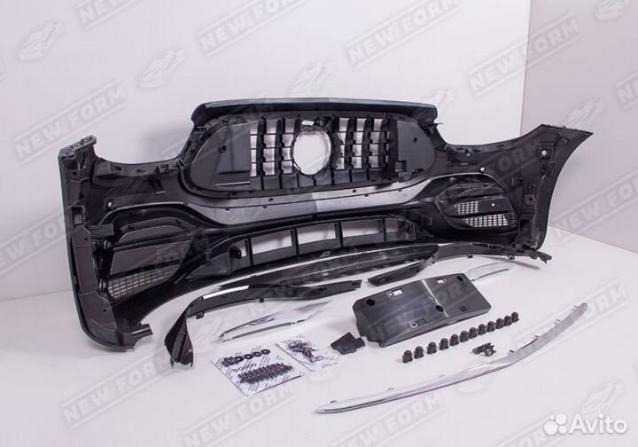 Обвес 63 AMG хром Mercedes E-class W213 рестайлинг