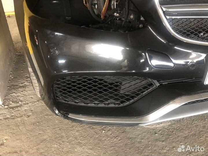 Бампер передний mercedes W212 рестайлинг amg 6.3