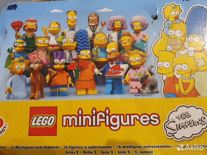 Lego минифигурки симпсоны