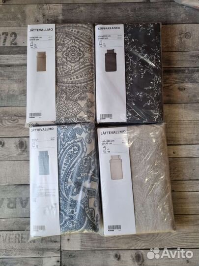 Постельное белье Икеа Двала Йотевалмо Коппарранка