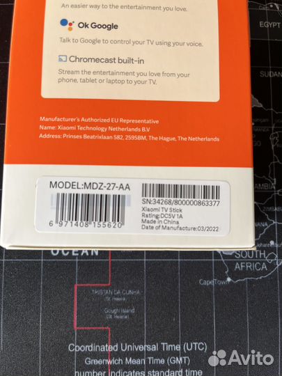 TV приставка Xiaomi Mi 4K TV stick MDZ-27-AA рст