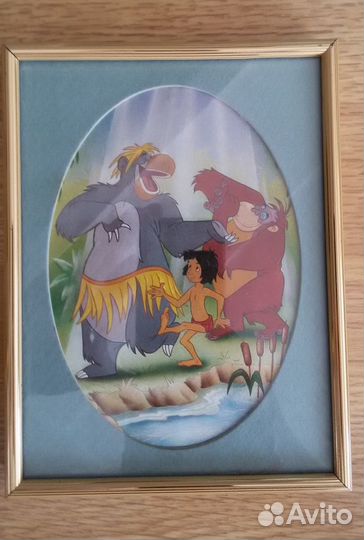 Детские картинки диснеевские мульфильмы 5шт. имп