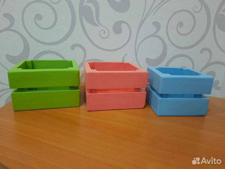 Декоративные ящики для подарков и цветов