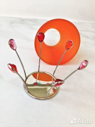 Подсвечник Винтаж Swarovski Оригинал Кристаллы